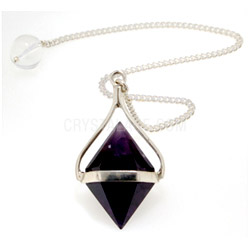 amethyst crystal pendulum